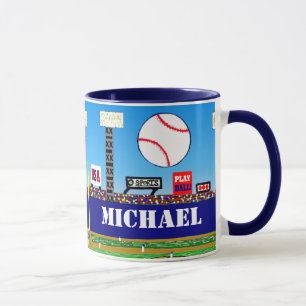 Kids Sports Baseball Mug Personalized Gift