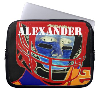 Kids Sports Football Laptop Cover Athletic Gift by kidssportsfunstuff at Zazzle