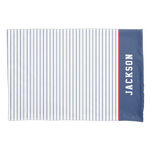 Kids Sports Stripe Standard Pillow Case