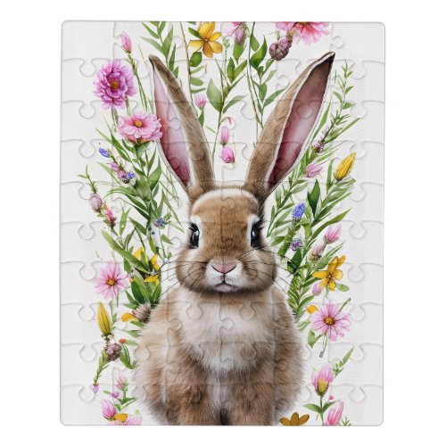 Kids Spring Rabbit  Jigsaw Puzzle