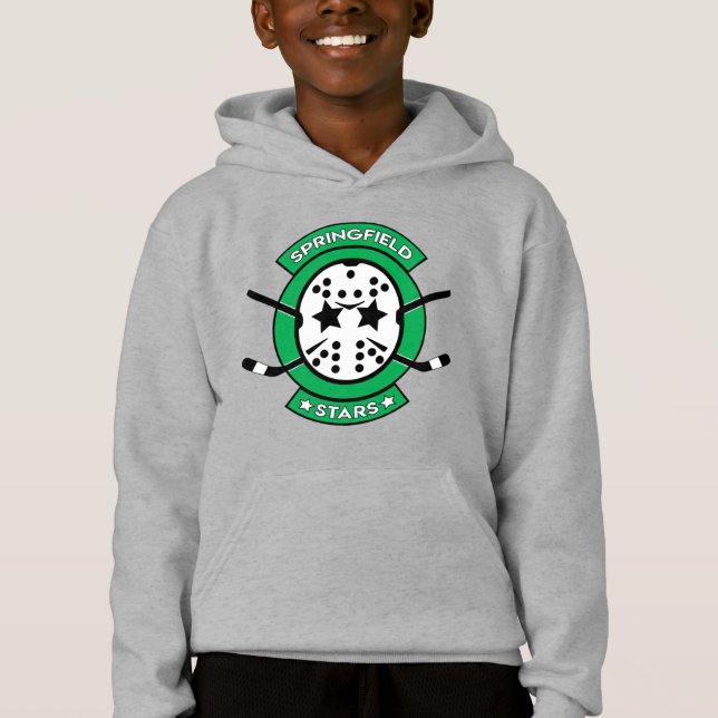 Kid's Springfield Stars Hoodie (Front)