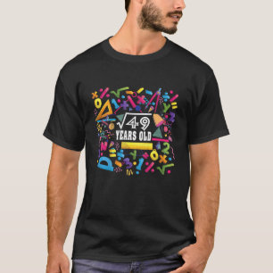 Kids Square Root Of 49 7 Years Old Birthday Christ T-Shirt