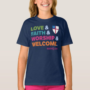 Kids St James Colorful Welcome T-Shirt
