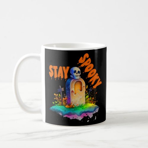 Kids Stay Spoopy Cute Funny Halloween  Coffee Mug