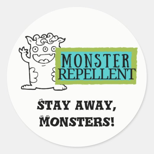 Kids Stickers _ Monster Repellent