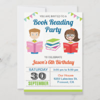 Book Themed First Birthday Party
