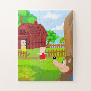 Kids Story Puzzle - Three Little Pigs Jigsaw