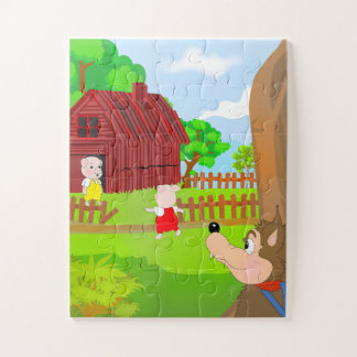 Kids Story Puzzle - Three Little Pigs Jigsaw