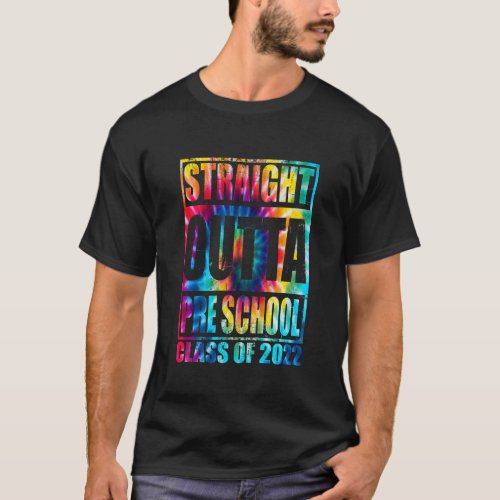 Kids Straight Outta Preschool Pre School Graduatio T_Shirt