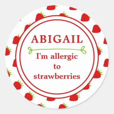 Kids Strawberry Allergy Alert