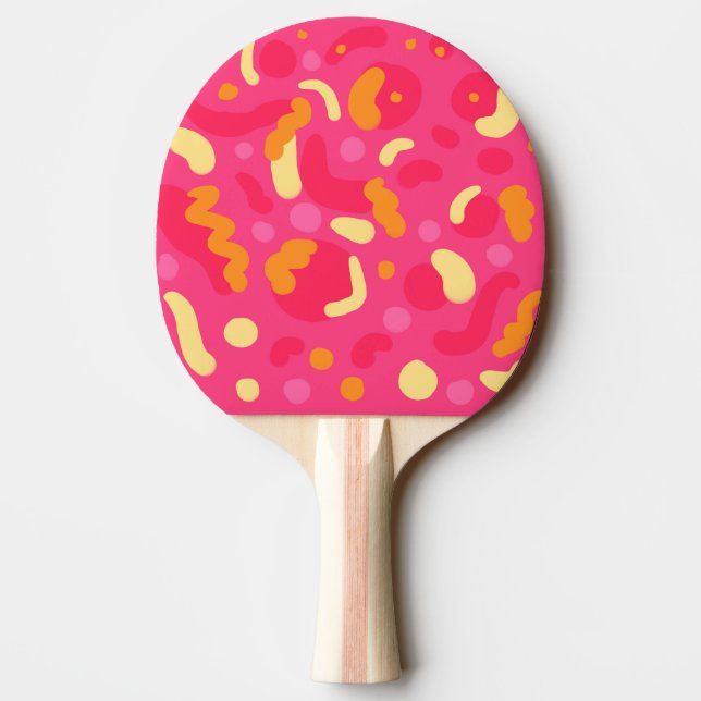 Kids Strawberry Milkshake Ping Pong Paddle (Back)