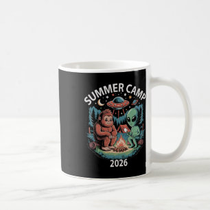 Kids Summer Camp 2026 Alien Bigfoot Director Crew Coffee Mug