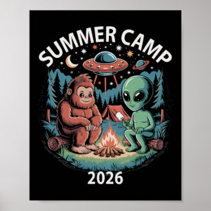 Kids Summer Camp 2026 Alien Bigfoot Director Crew Poster