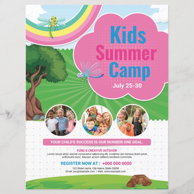 Kids Summer Camp Flyers (Front)
