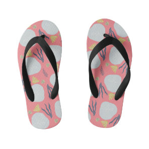 Kids Summer Sand Dollar Seashells Kid's Flip Flops