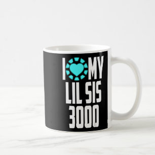 Kids Superhero Movie Quote I Love My Lil Sis 3000 Coffee Mug