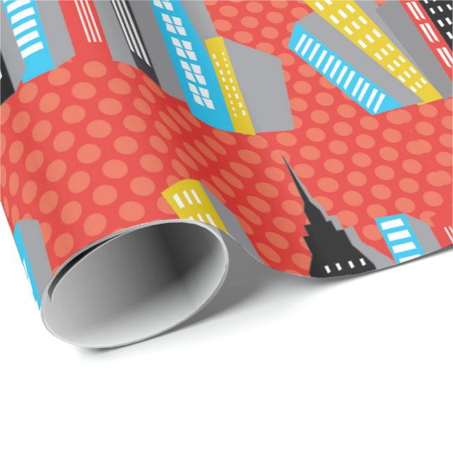 Kids Superhero Wrapping Paper (Roll Corner)