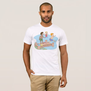 Kids Swimming Pool Fun Mens T-Shirt