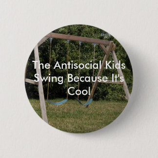 Kids Swing Pinback Button