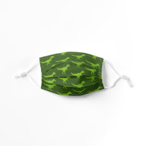 Kid's t-rex dinosaur print kids' cloth face mask