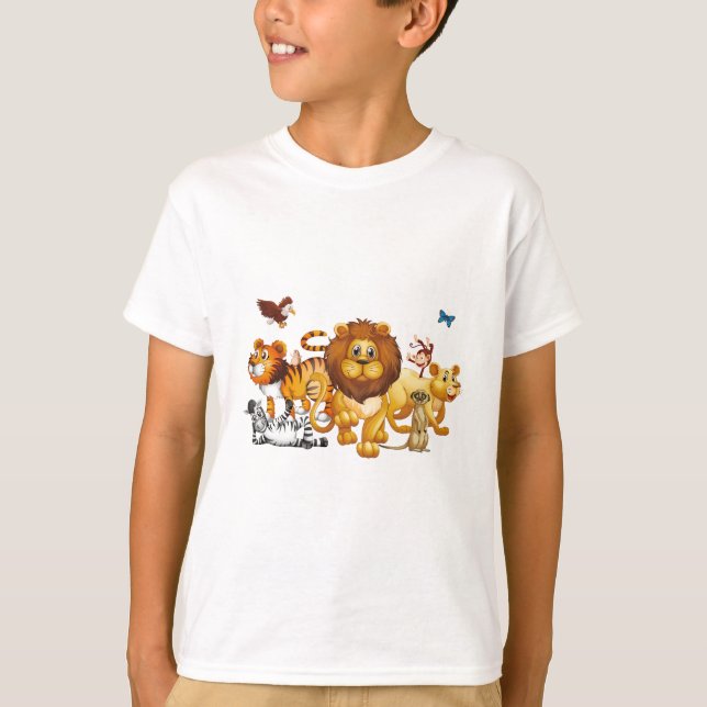 Kids T-Shirt Animal Friends (Front)