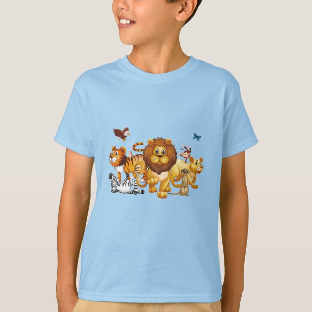 Kids T-Shirt Animal Friends (Front)