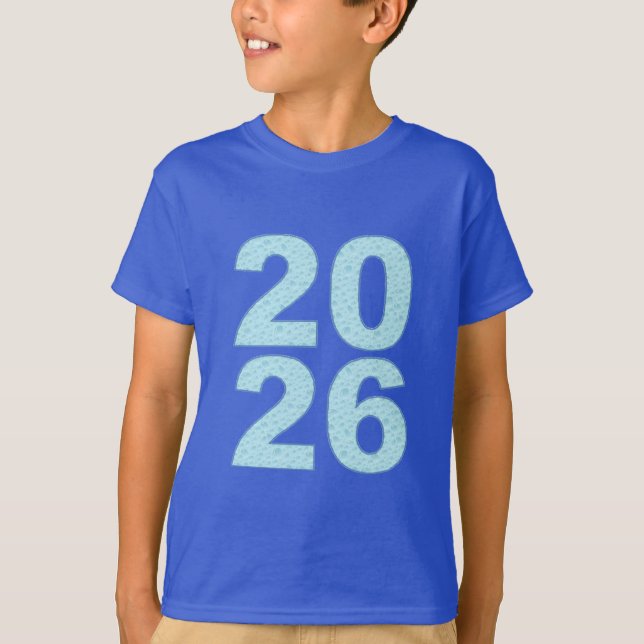 Kids' T-Shirt  deep royal  GOOD  YEAR  26 (Front)
