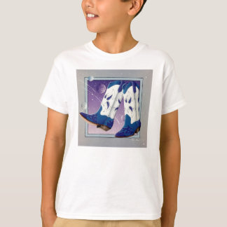 Kid's T-shirt - Electric Slide Cowboy Boots