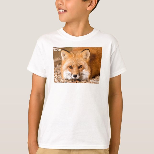 Kids t-shirt featuring Red Fox (Front)