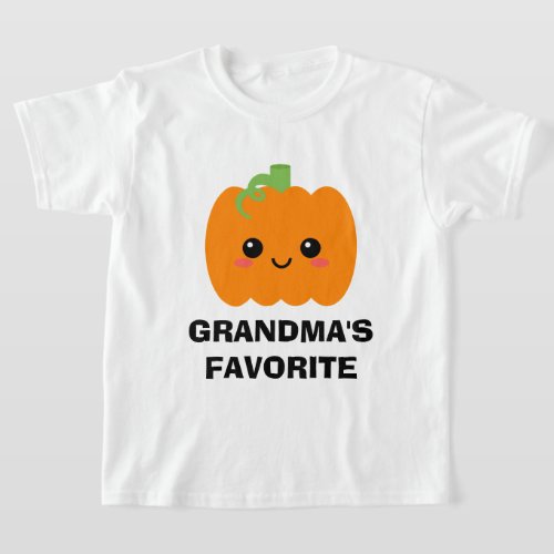 Kids T_shirt from Grandma Halloween Thanksgiving 