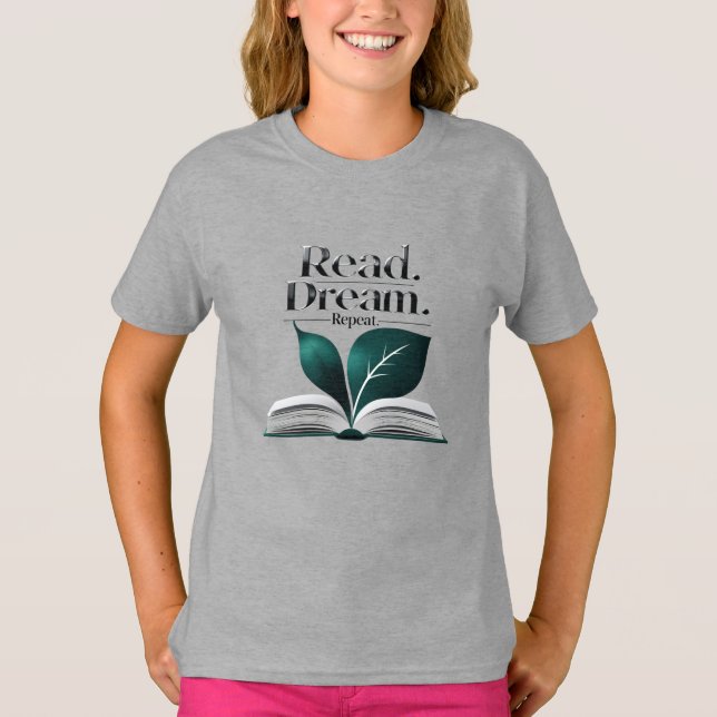 Kids T-Shirt - Fun Book Lover Graphic Tee  (Front)