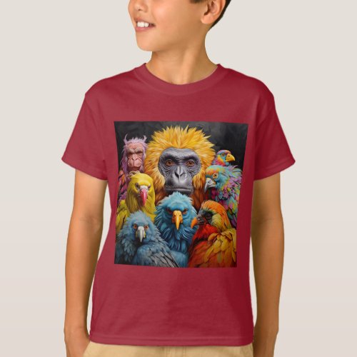 Kids T_Shirt  Monkey Business