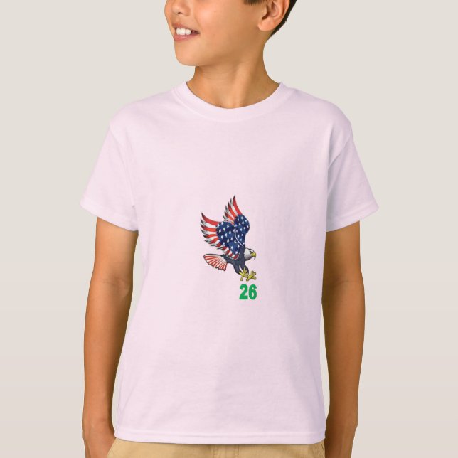 Kids' T-Shirt  pale pink TOP FLIGHT  26 (Front)
