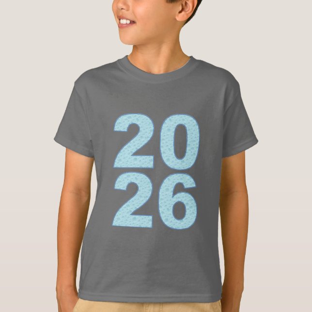 Kids' T-Shirt smoke grey  GOOD  YEAR  26 (Front)
