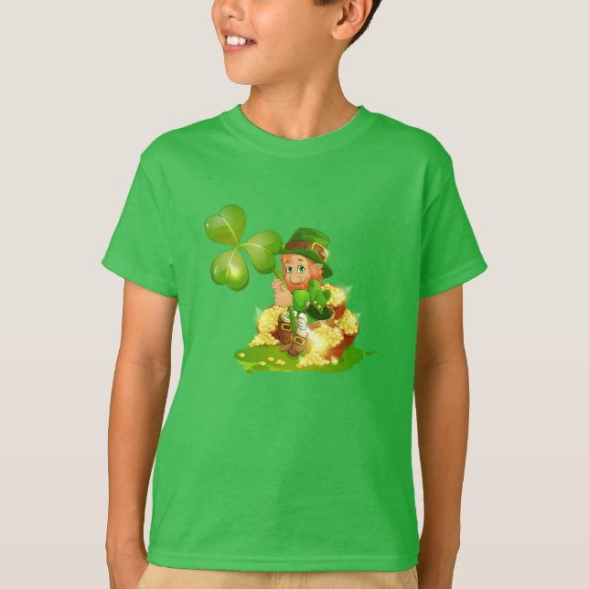 Kids T-Shirt-St. Patrick's Day T-Shirt (Front)