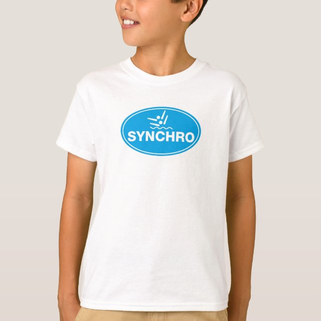 KID'S T-SHIRT Synchronized Swimming - icon (Front)