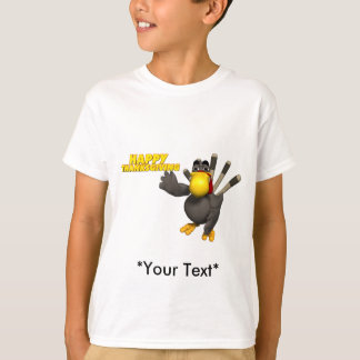Kids T-Shirt - Thanksgiving Turkey Greeting