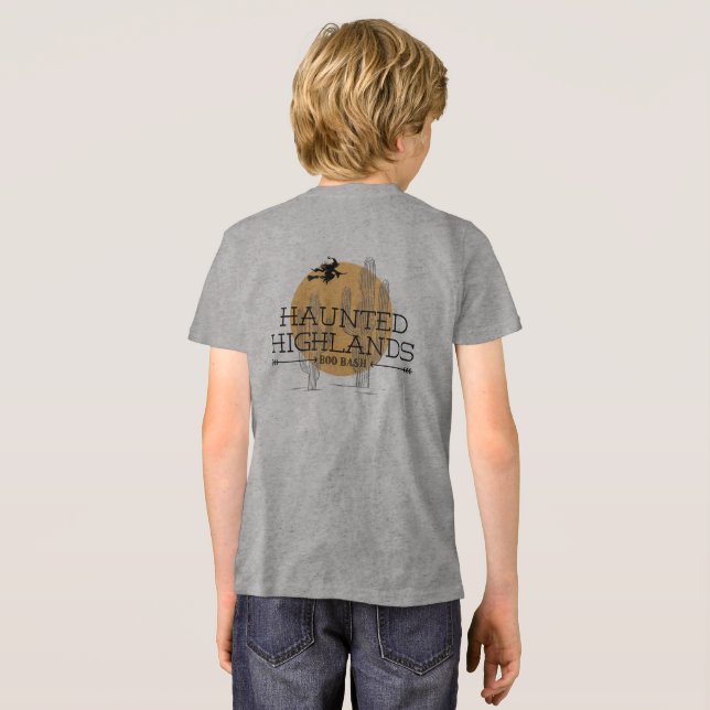 Kids T-shirt Tri-Blend Shirt (Back Full)