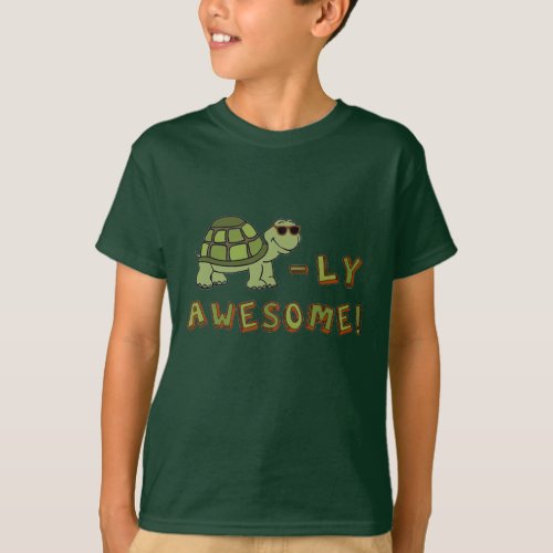 Kids T_Shirt _ Turtle_ly Awesome