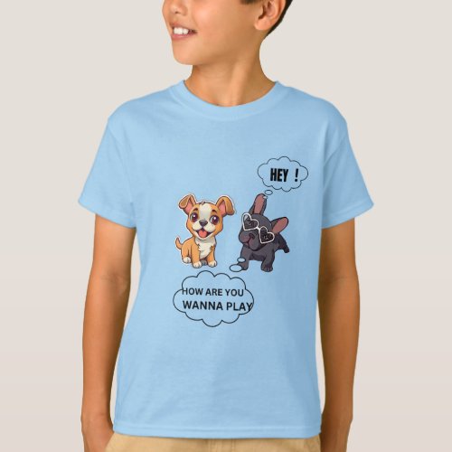 Kids t_shirt two pup pals talk