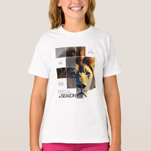 Kids T shirt with a Lion 