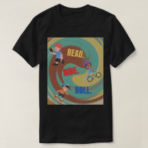 Kids' T-shirt with colorful design.