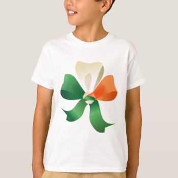 Kids T-shirt With St. Patrick’s  Bow by Taniastore at Zazzle
