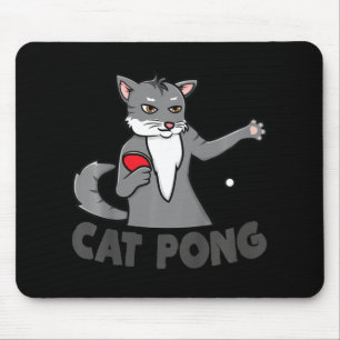 Kids Table Tennis Cat for Boys and Girls Mouse Pad