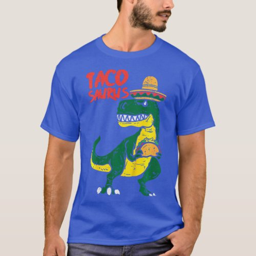 Kids Tacosaurus Dino Trex Taco Toddler Boys Cinco  T_Shirt