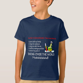 Kids Take Over World Dark Shirt Design