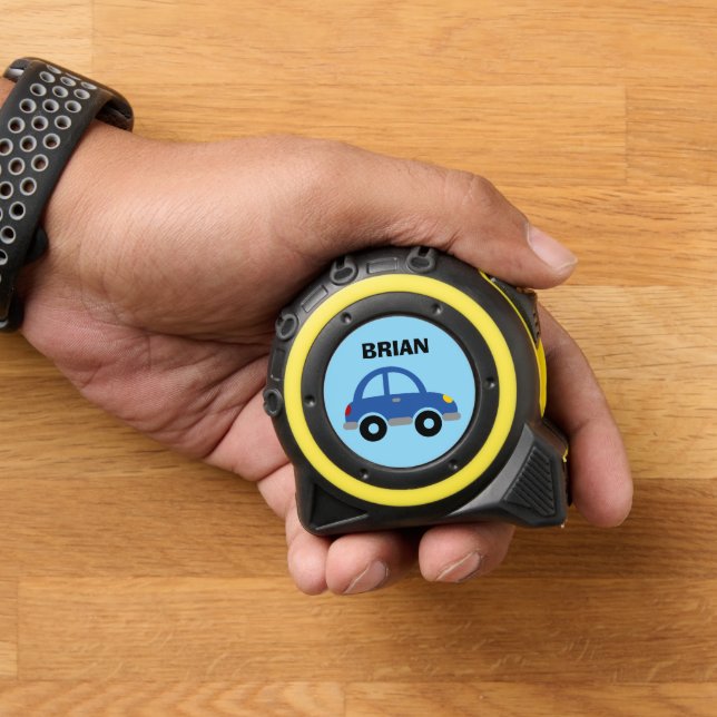 Kid's tape measure with cute car drawing (Home)