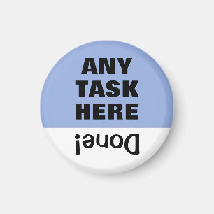 Kid's Task Chore List Reminder Magnet Custom