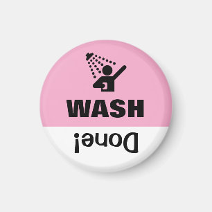 Kid's Task Chore List Reminder Magnet Wash