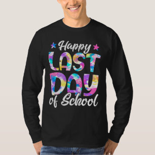 Kids Teacher Happy Last Day Of School Hello Summer T-Shirt